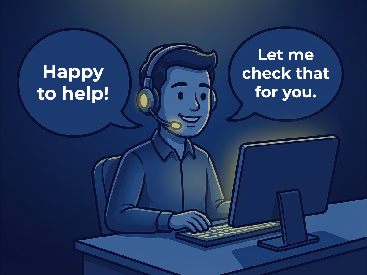 filipino bpo worker on a call